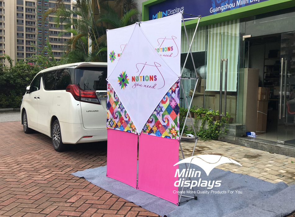 3D Snap Floor Display; Tension Fabric Displays; Trade Show Displays/Backdrops; backdrop stand