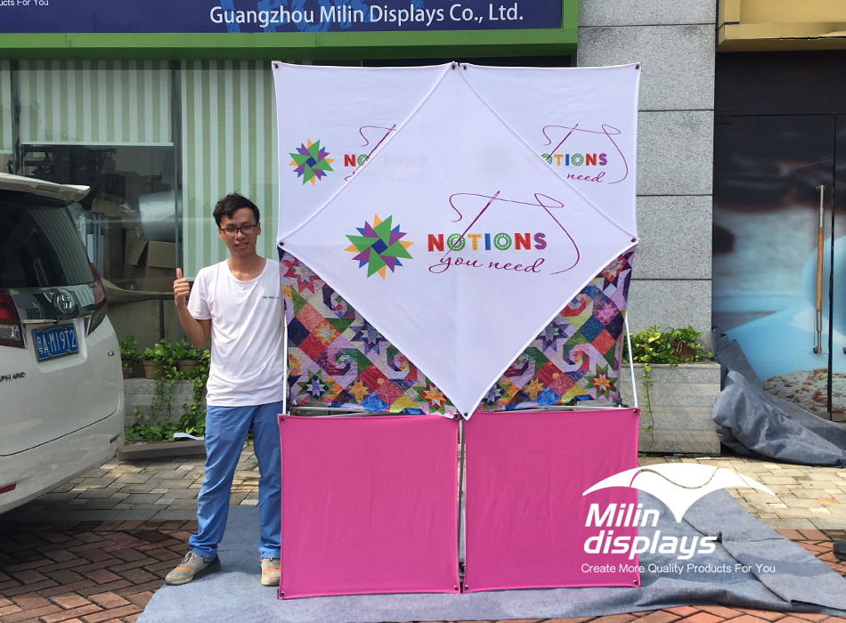 3D Snap Floor Display; Tension Fabric Displays; Trade Show Displays/Backdrops; backdrop stand