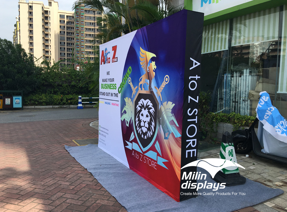 Pop Up Displays, Tension Fabric Displays, Trade Show Displays/Backdrops, backdrop stand