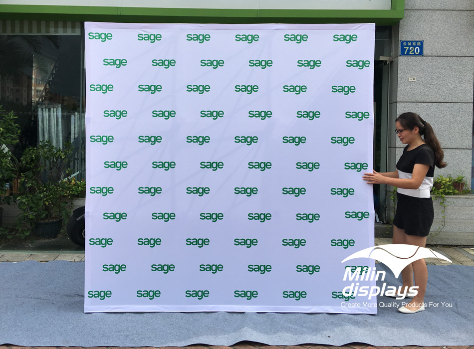 Pop Up Display，Tension Fabric Displays, Trade Show Displays/Backdrops, backdrop stand.