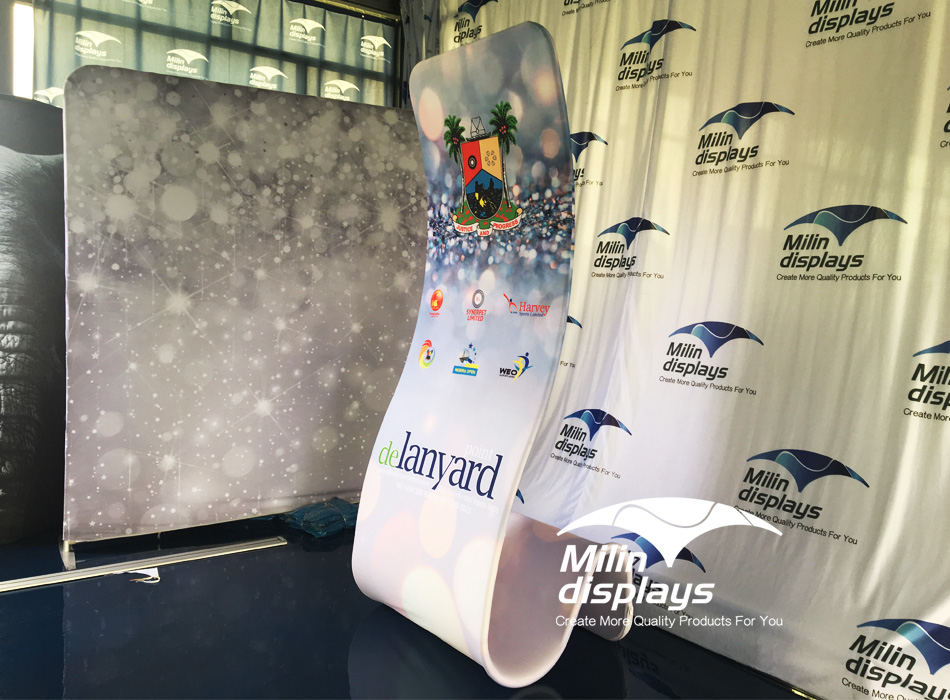 Serpentine Display, Trade Show Display, trade show conference booth, Backdrops backdrop stand, Exhibition booth.